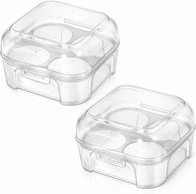 Contenedores huevos duros para camping y cocina