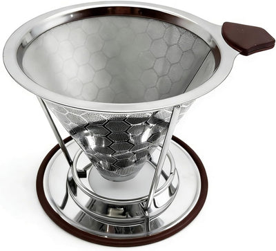 Gotero café malla 800 acero inox estilo prensa francesa