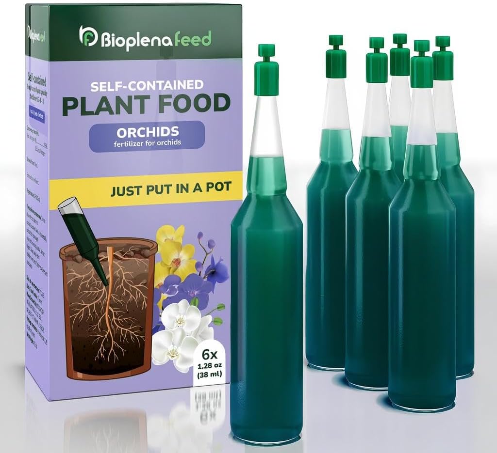 Fertilizante líquido orquídeas y plantas interiores 6 soluciones