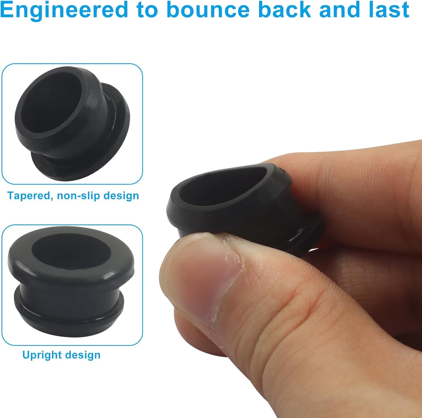 Gomas de caucho para taladro 3/4 pulg 12 pzas para automotriz