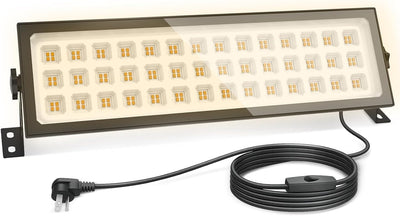 Luces LED enchufables aluminio 100W 15000lm para garaje