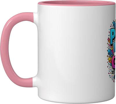Taza Cerámica Celebración Graduación 2026 Rosa/Blanco