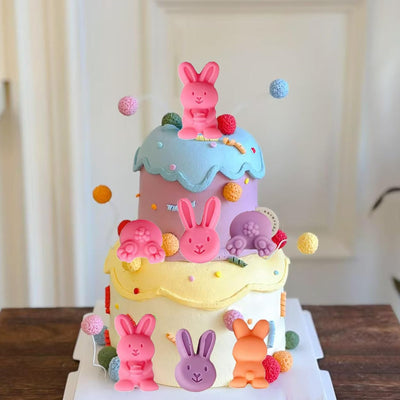 2 Moldes Chocolate Conejo 32 Cavidades Pascua Silicona