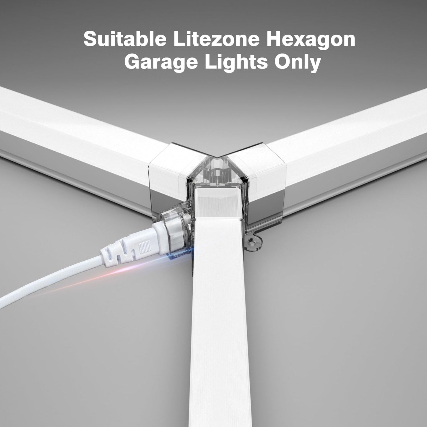 Cable luz garage hexagonal con interruptor comp