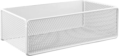 Estante magnético para lavadora y refrigerador, organizador de cestas grandes blancas