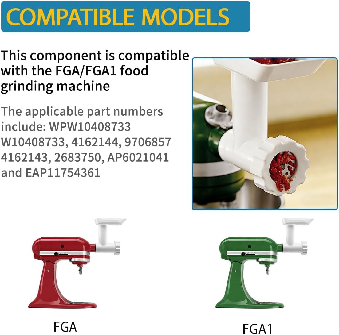Repuesto cuchilla picadora carne acero inoxidable compatible FGA