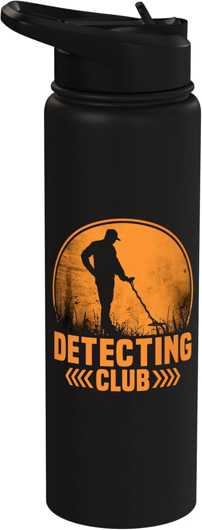 Botella de agua acero inoxidable aislada Detecting Club