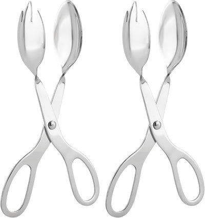 Set 2 Pinzas Acero Inox Alimenticio Ergonómico Calor Parrilla