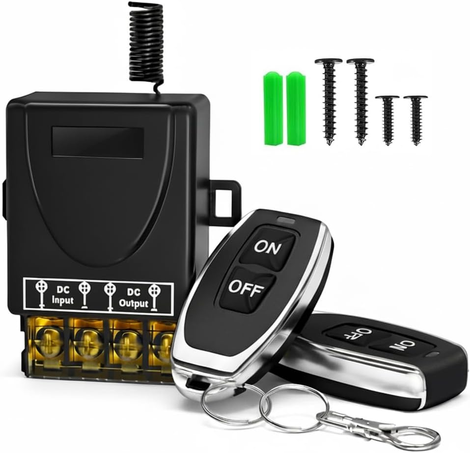 Interruptor remoto 12V 30A inalámbrico 328pies