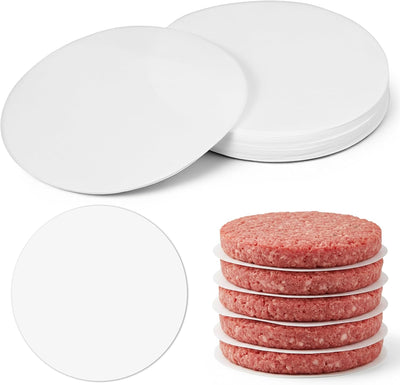 Hojas de papel para hamburguesas 4.5 pulgadas antiadherente