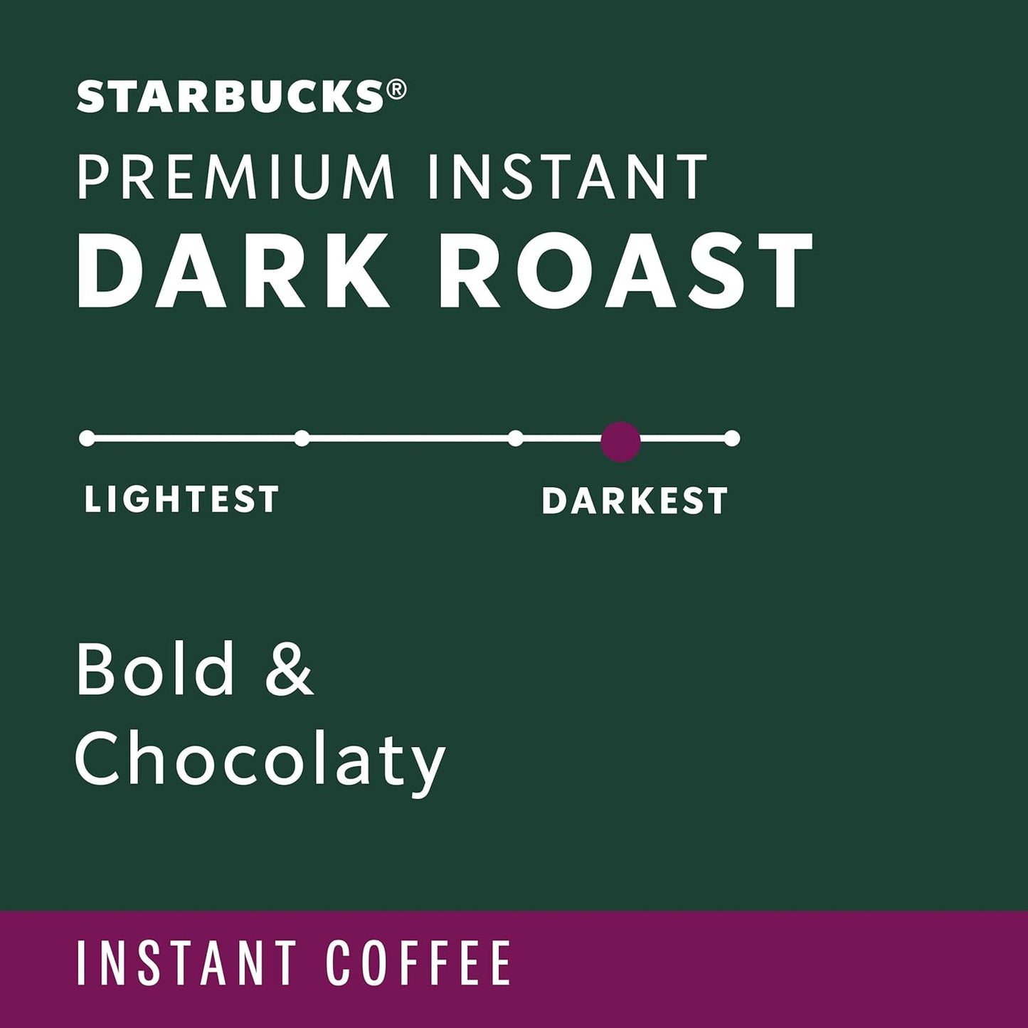 Café instantáneo Starbucks tostado oscuro 3.17oz set 2