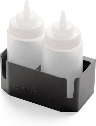 Organizador botellas con 2 exprimibles y soporte magnético