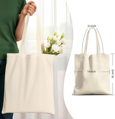 Pack 200 Bolsas Lona Reutilizables 14x15pulg Asas