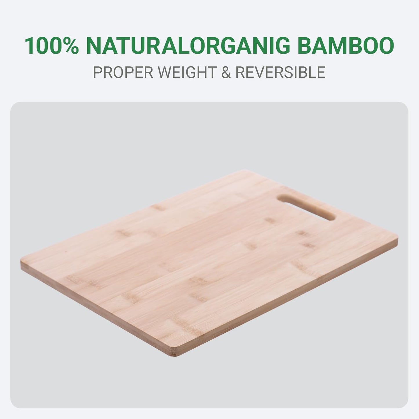 Tablas de cortar de madera para cocina de bambú resistente 15.75 x 11