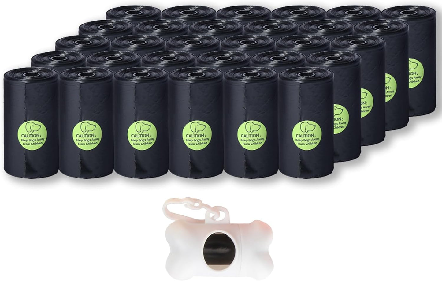 Bolsas excrementos perro 600 pzas 9x13pulg 30 rollos