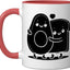 Taza Cerámica Caye Belize Roja/Blanca