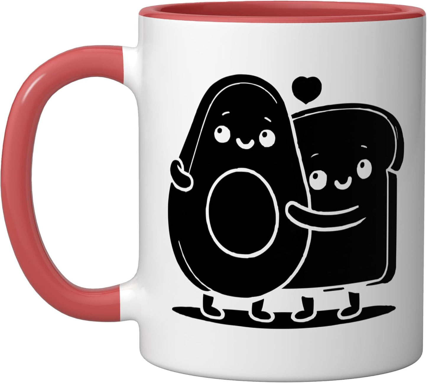 Taza Cerámica Caye Belize Roja/Blanca