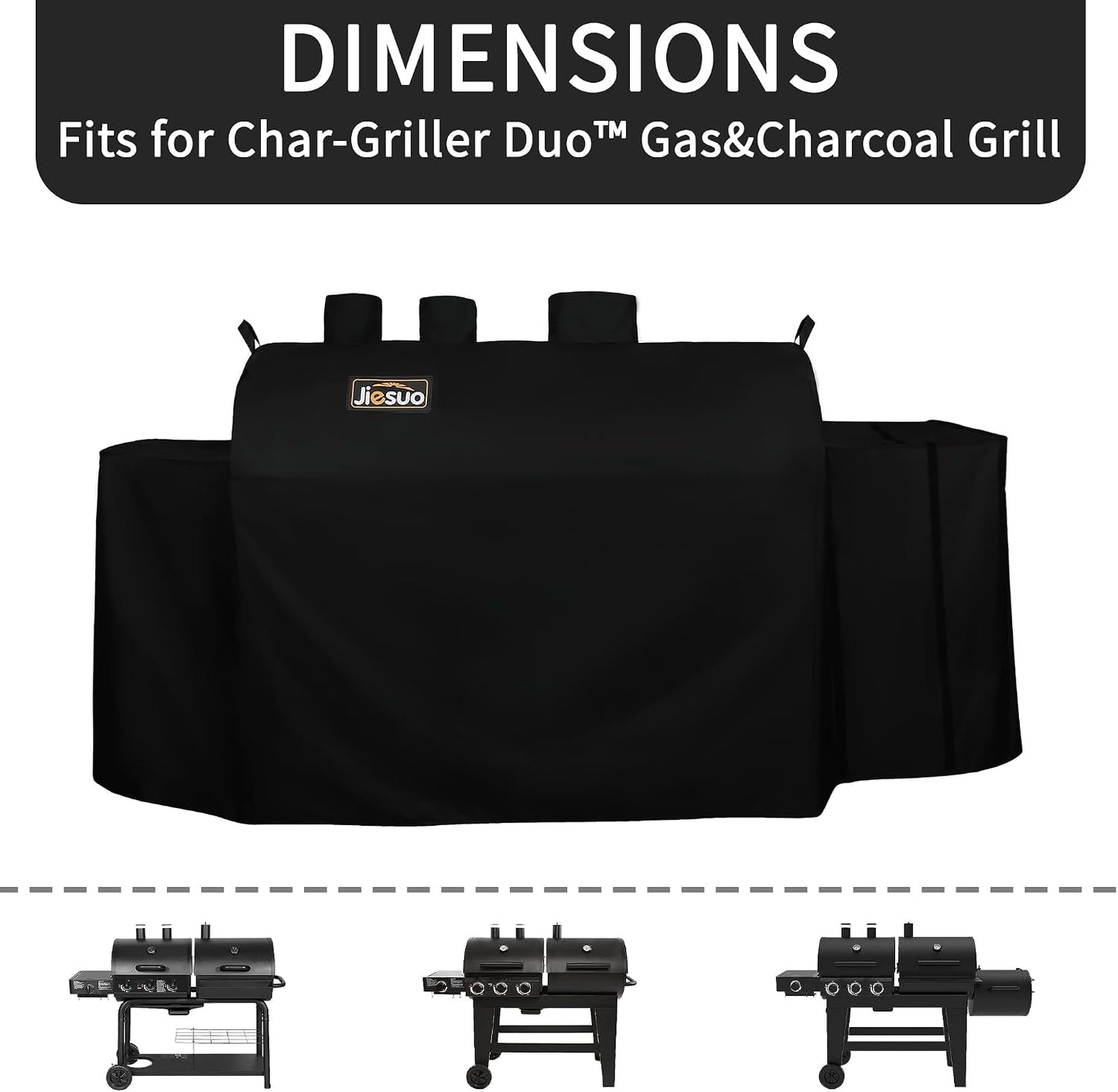 Cubierta parrilla Char-Griller 5050/5650 Duo resistente