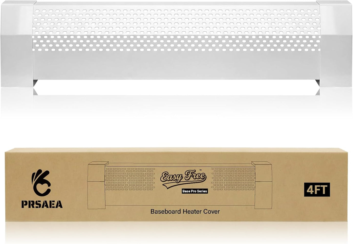 Cubiertas calentador zócalo 4ft base libre acero galvanizado