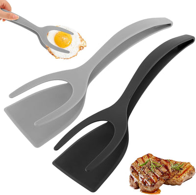Espátula 2 en 1 antiadherente para huevo, panqueques, tortillas y pescado