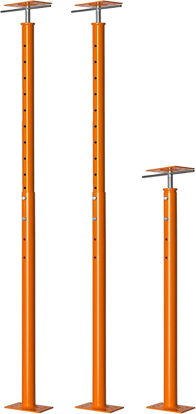 2 Postes Suelo Resistentes 31-63pulg Capacidad 18000lb Gato Sótano