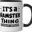 Taza cerámica para amantes de animales It's A Hamster Thing
