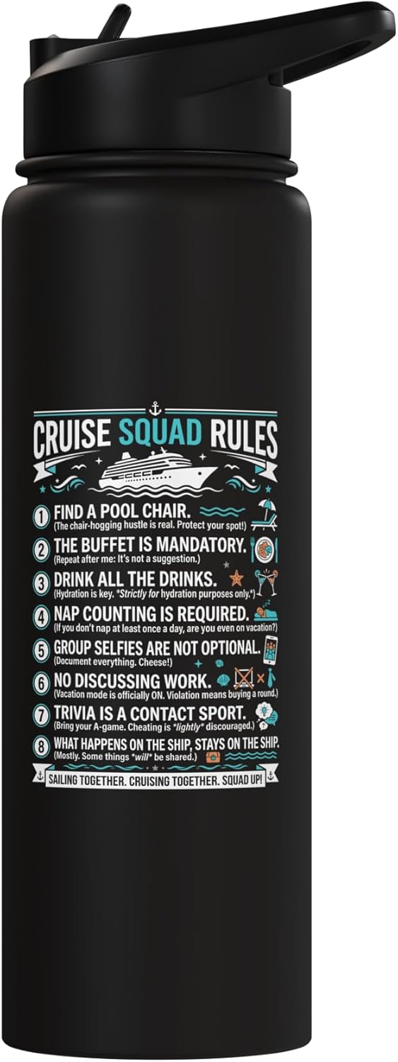Botella agua acero inox aislada grupo crucero