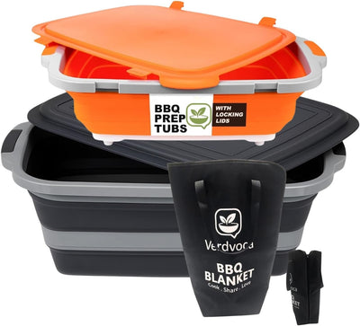 Set 2 Tubos Colapsables BBQ 30L y 16L