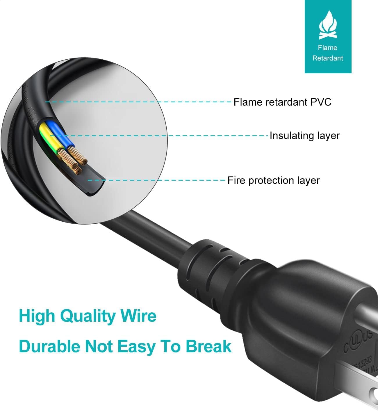 Cable CA 3 clavijas para olla a presión eléctrica y más