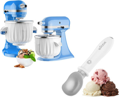Accesorio KitchenAid para heladora con pie y cuchara