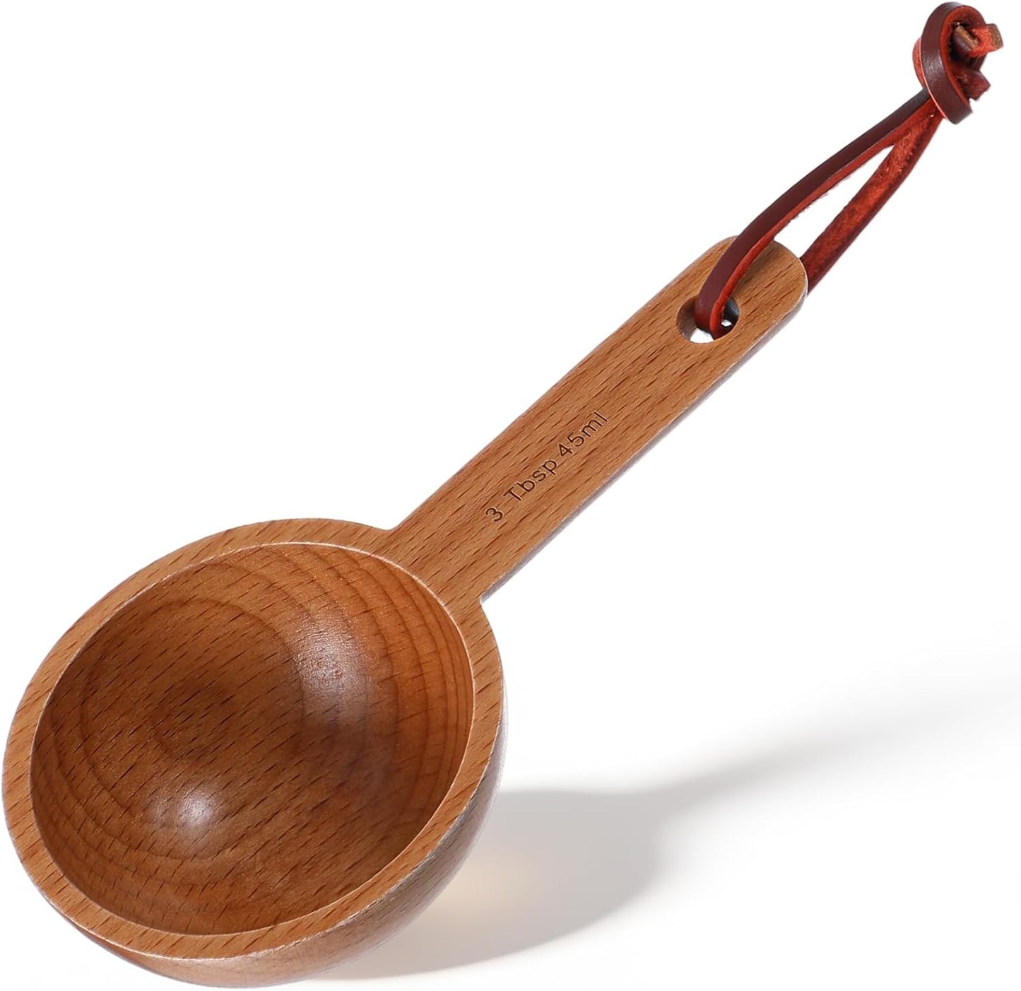 Cuchara madera 3 cucharadas 1.5oz para especias y té