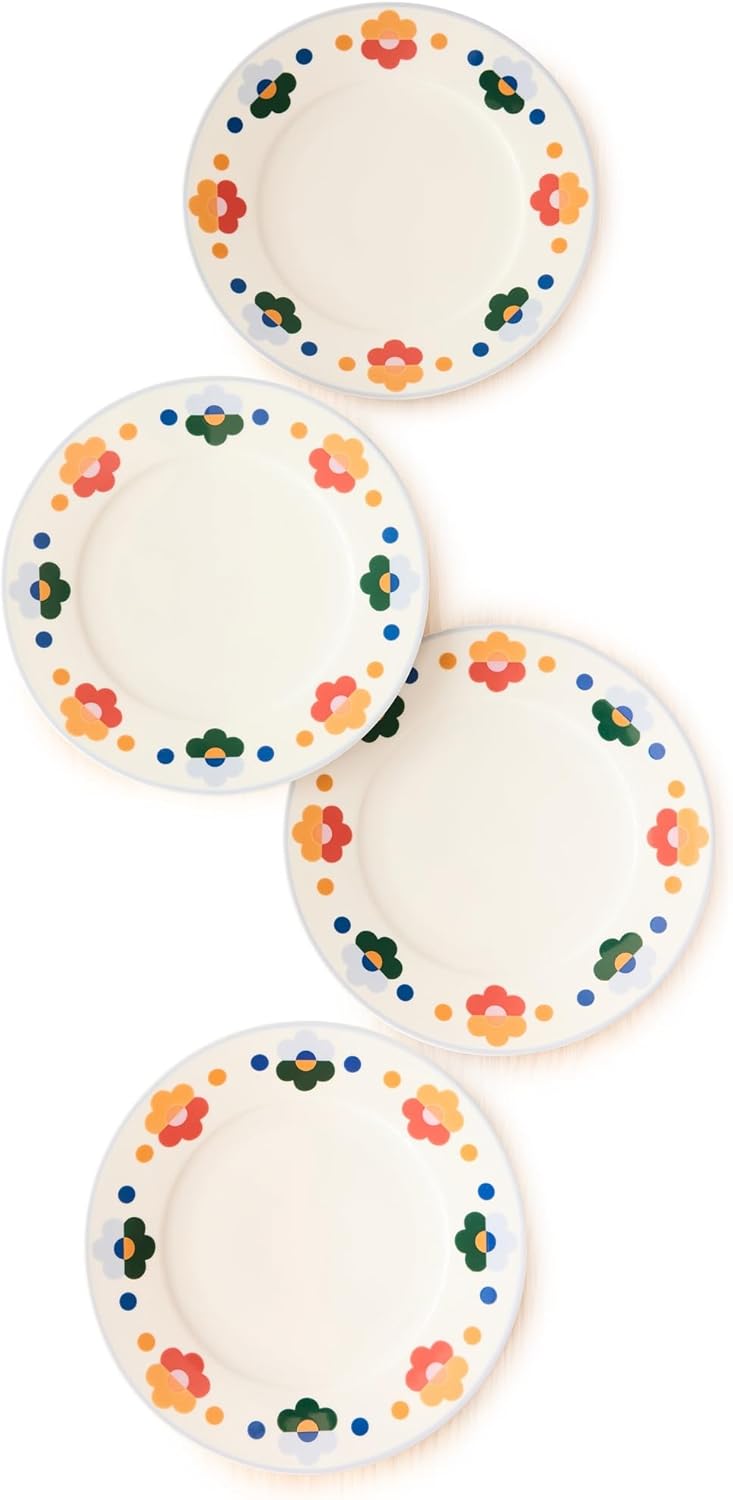 Set 4 Platos Cena Mujer