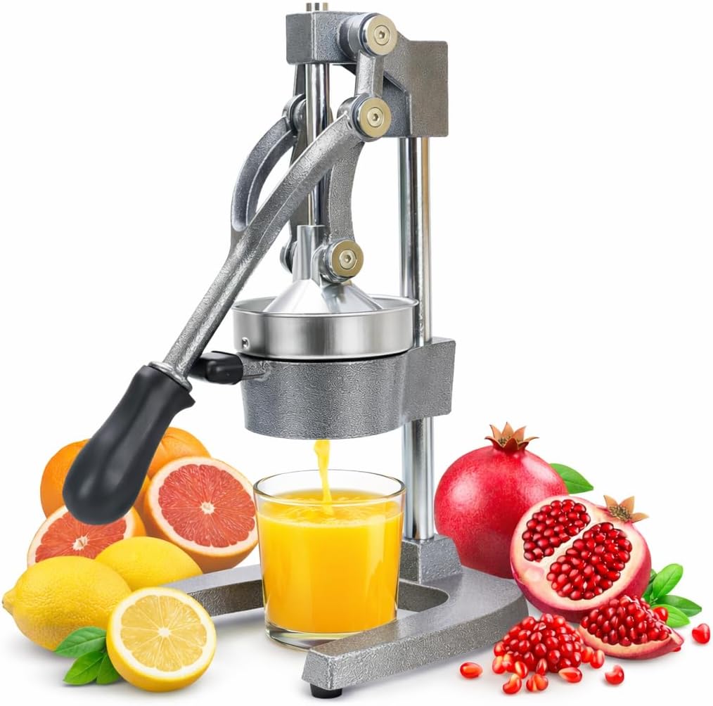 Exprimidor hierro fundido manual sin pelar para naranja limón