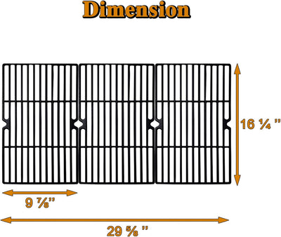 Rejillas parrilla Dyna Glo 70-01-293 DGF510SBP