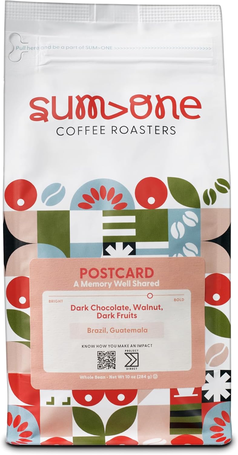 Postal - Mezcla de café tostado medio oscuro 100% arábica