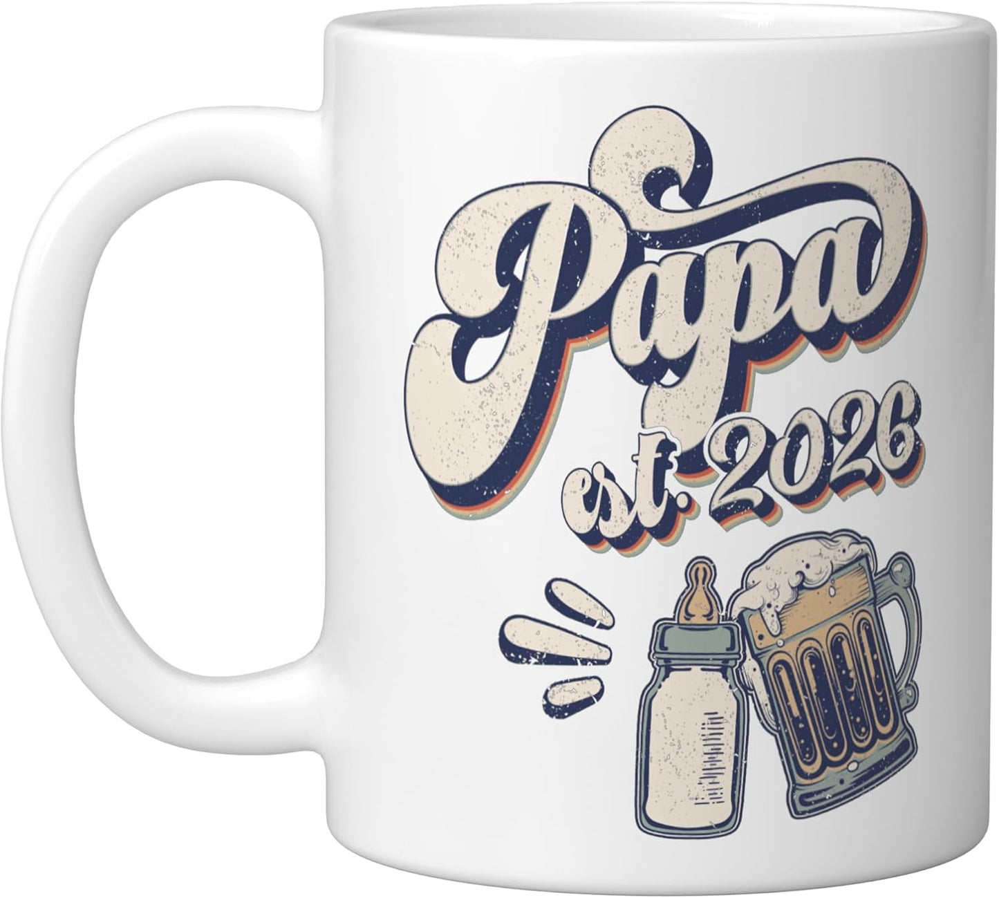 Taza cerámica First Father's Day color blanco
