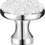 20 Pomos ABS 1.181pulg Decoración Cristal Redondo