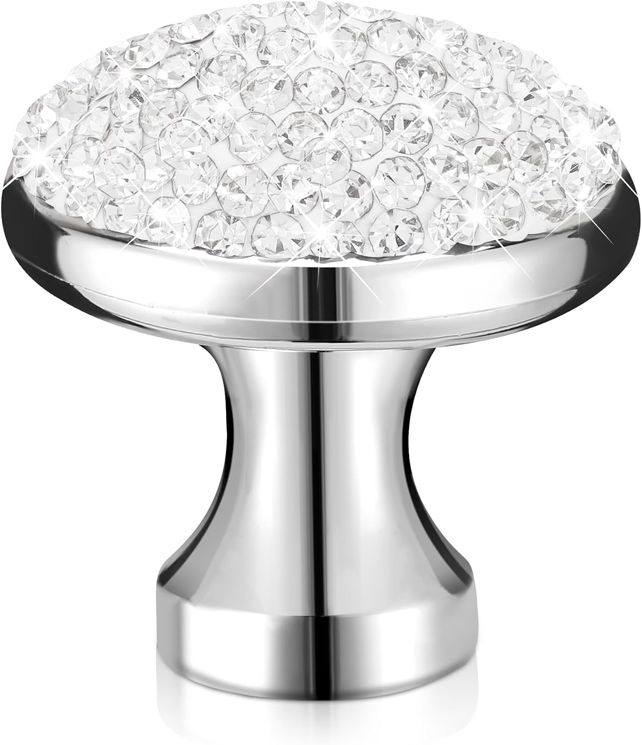 20 Pomos ABS 1.181pulg Decoración Cristal Redondo