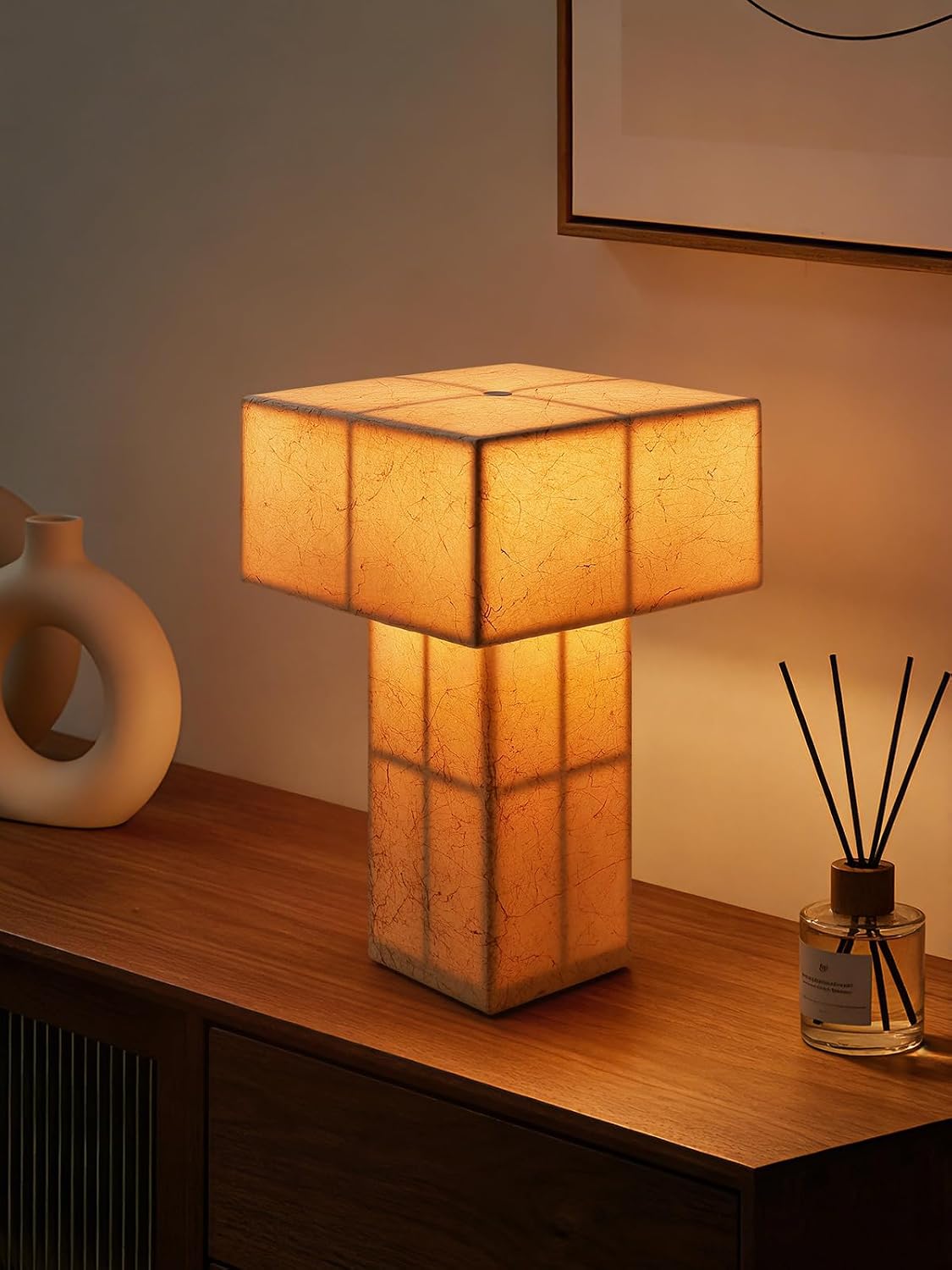 Lámpara mesa moderna 9.1pulg recargable LED decoración hogar