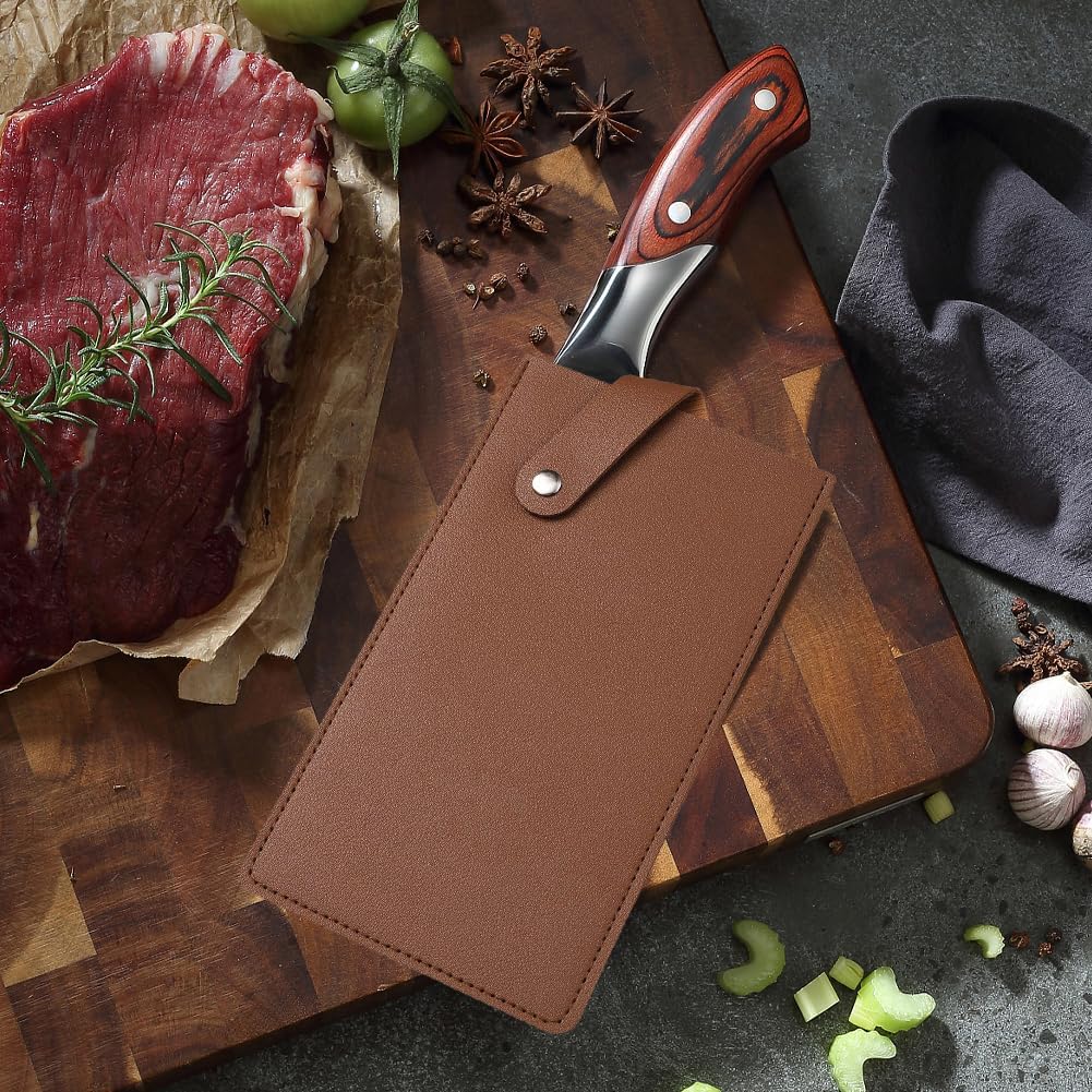 2 Pzas Funda Chef Cuero Sintético Impermeable Ancha