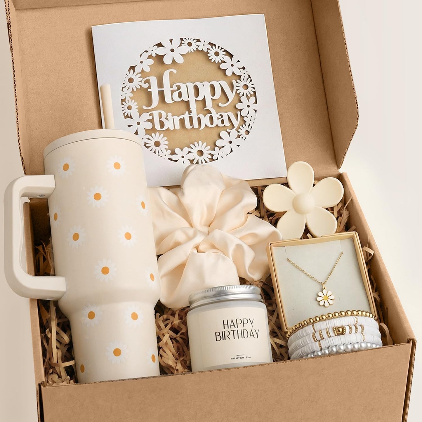 Caja regalo cumpleaños mujer vaso margarita