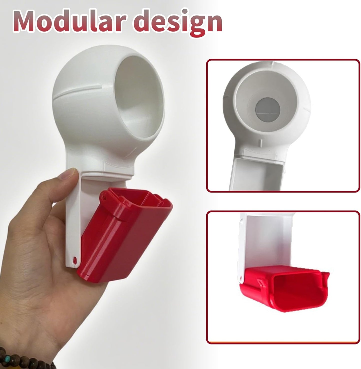 Caja colectora polvo taladro 3D multiuso compatibilidad brocas