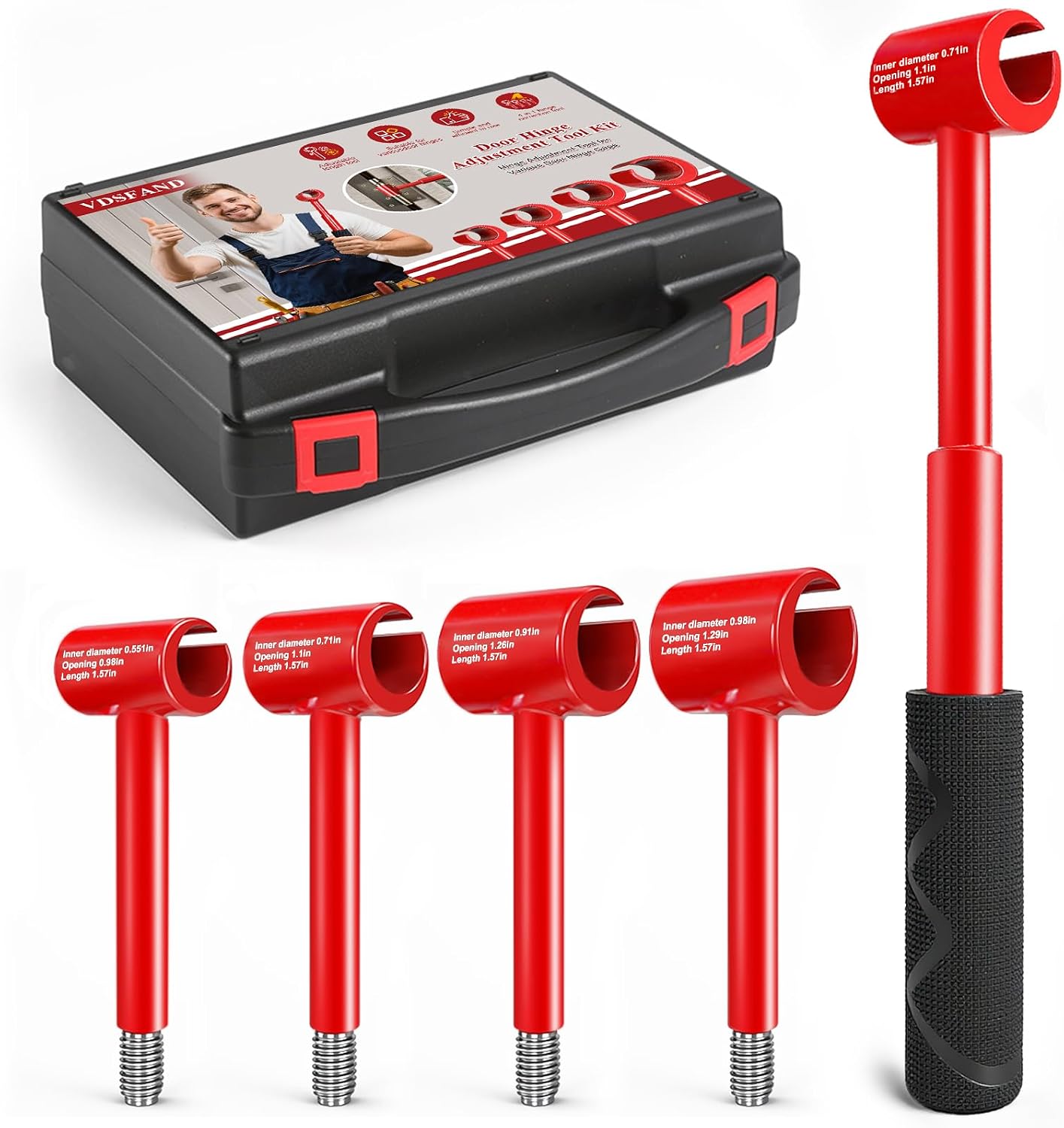 Kit ajuste bisagras puerta varios tamaños