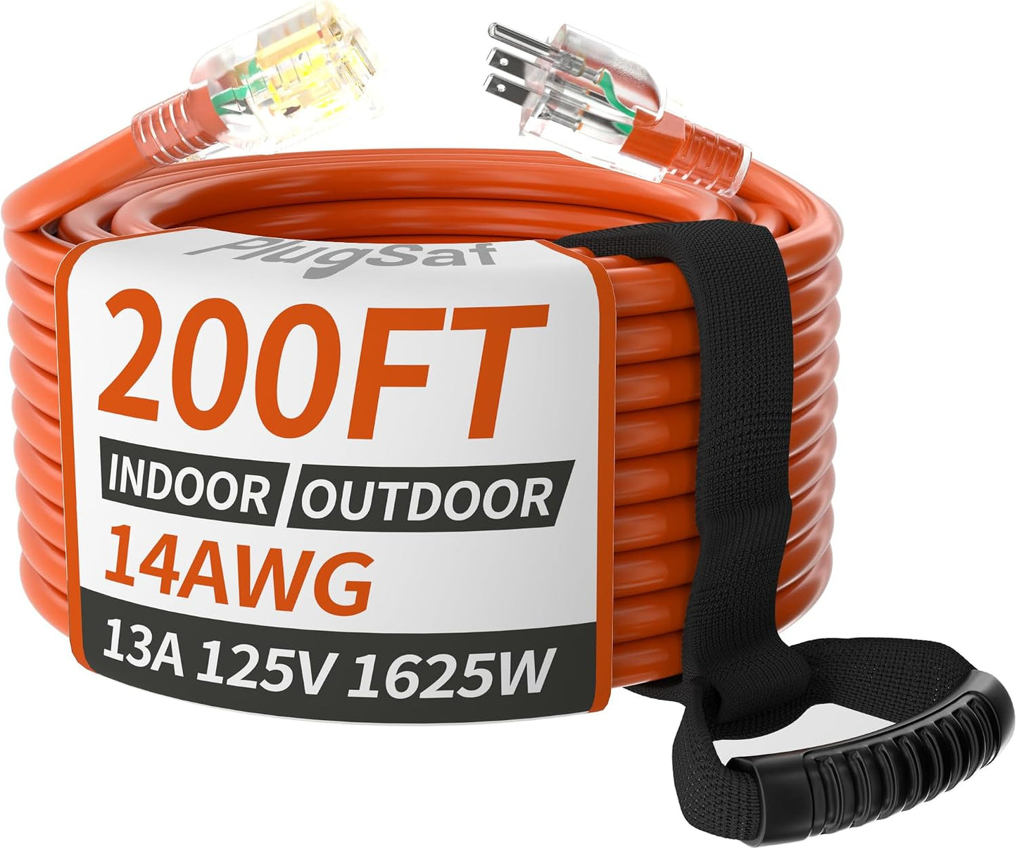 Cable extensión 14AWG 200pies al aire libre con indicador luz