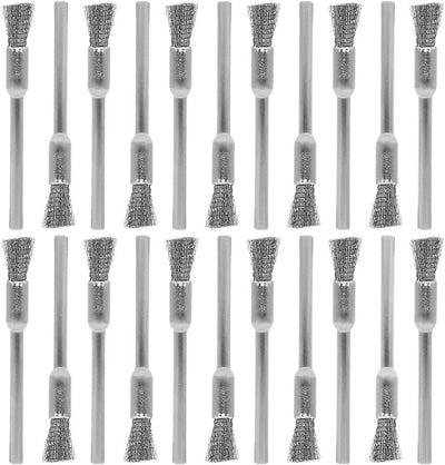 Cepillo acero limpieza extremo 22 pzas para madera y metal