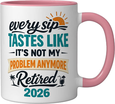 Taza Cerámica Every Sip Pink/White Retirada 2026