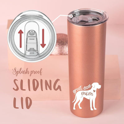 Vaso térmico acero inox delgado 20oz para mujer