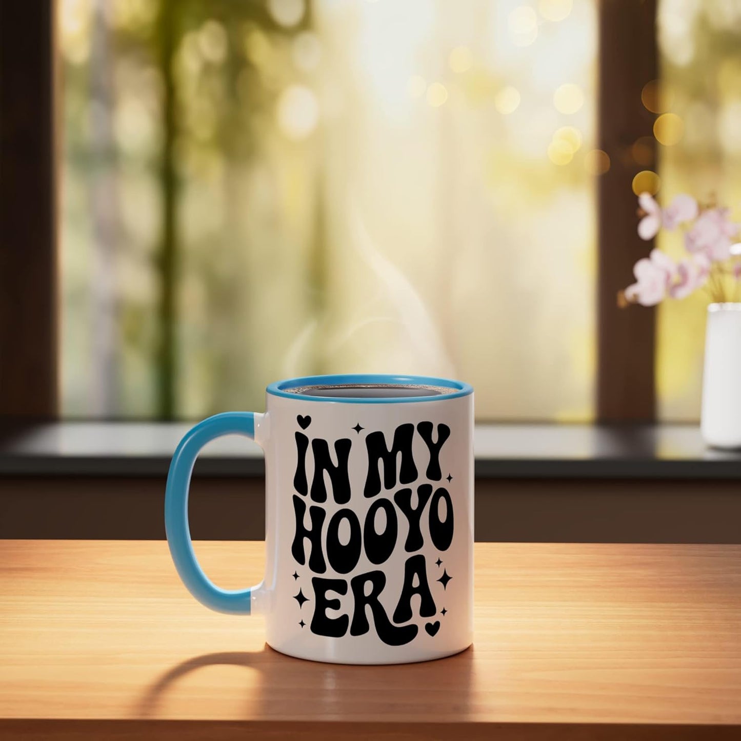 Taza Cerámica para Mamá Somalí Azul/Blanco