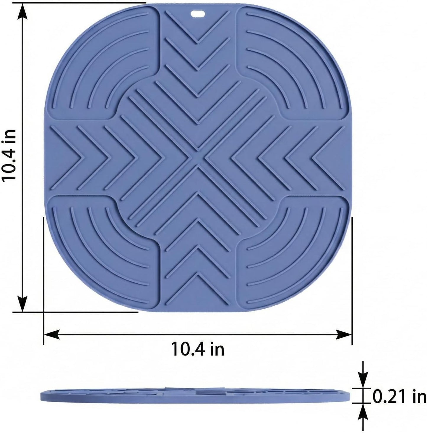 Alfombrillas de silicona para freidora de aire Ninja Crispi 10.4 pulgadas