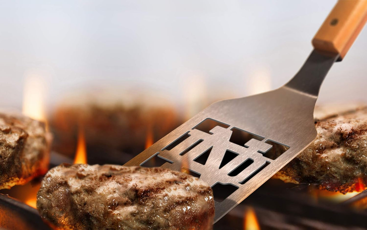 Espátula acero inox para parrilla NCAA